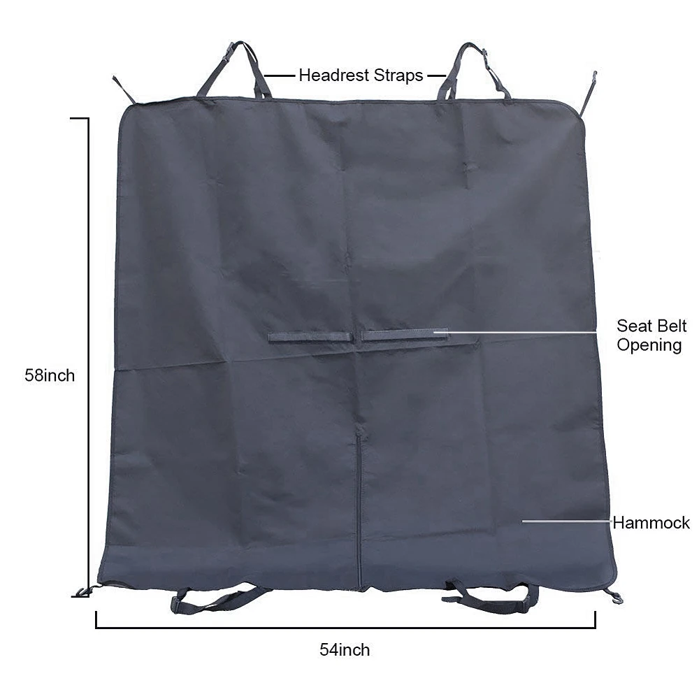 dog car seat cover Large Hammock Style Waterproof Dog Car Seat Cover for Trucks, SUV, Family Van, & Sedan Set of 2