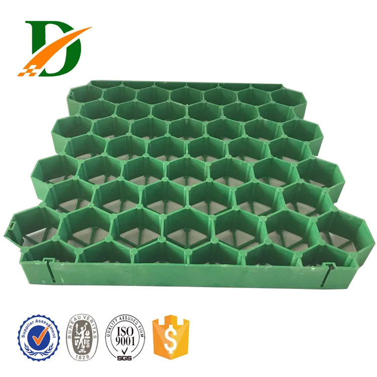 HDPE roads planting and parking lot grass grid