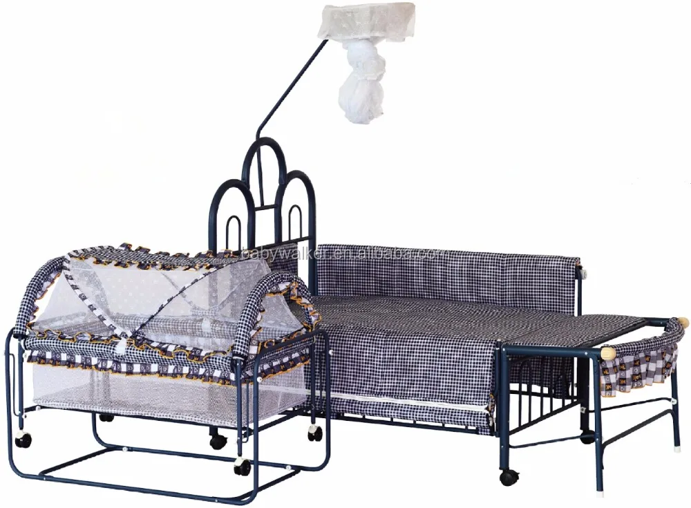 New Design Fashion Metal Cradle Baby Cot Bed with Net, for kids BM6A932