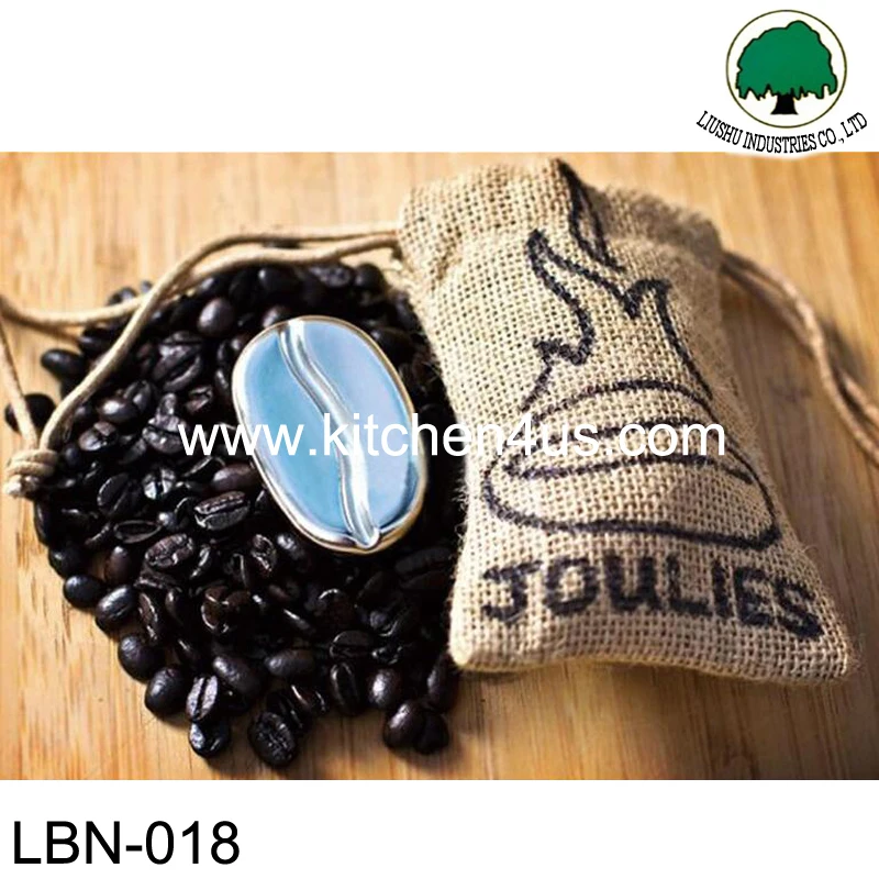 reusable stainless steel ice cube coffee bean shape