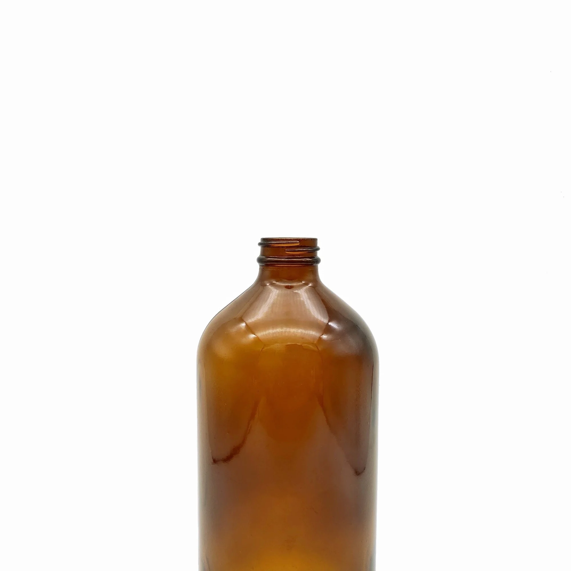 empty 1000 ml amber glass bottle for beverages