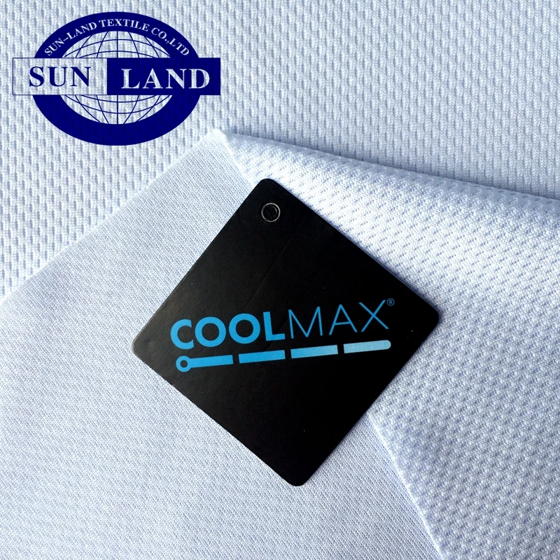 Китайская спортивная одежда Влагоотводящая сетчатая ткань Birdeye 40% Coolmax 60% полиэстер