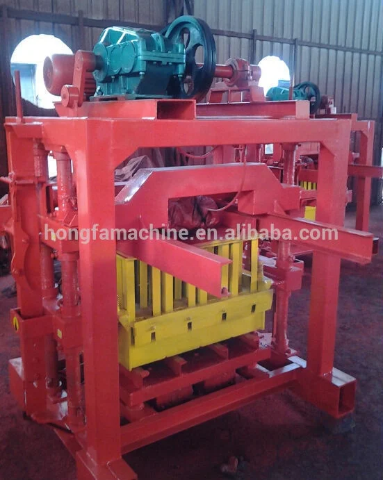 Ds QTJ4-40 interlocking earth block  concrete block paver brick making machine
