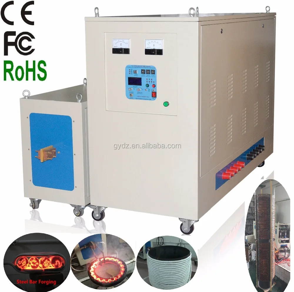 
 Индукционное нагревательное оборудование средней частоты 200 кВт для плавки, ковки, закалки, отожжения  