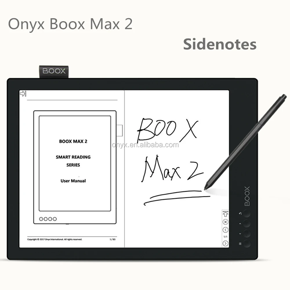 Onyx BOOX Max 2 E-reader и монитор в 1 с 13 3 дюймовым гибким