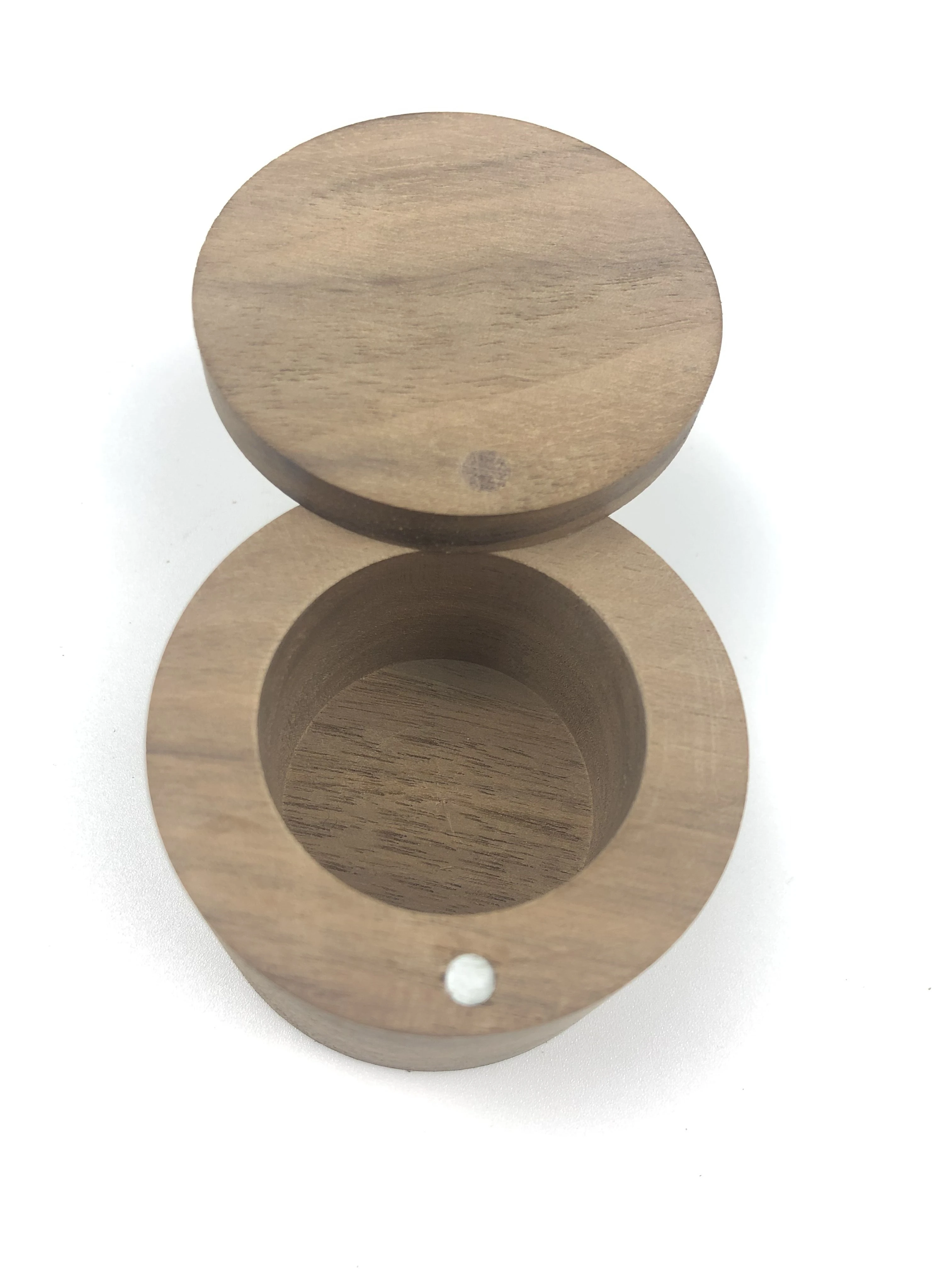 Small Jewelry Gift Box Wood Walnut Ring Box
