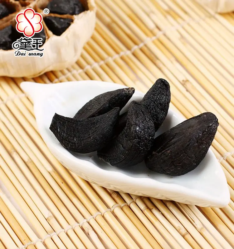 Fermented whole bulb Peeled  Black Garlic Professional Export manufacturer for free sample OEM