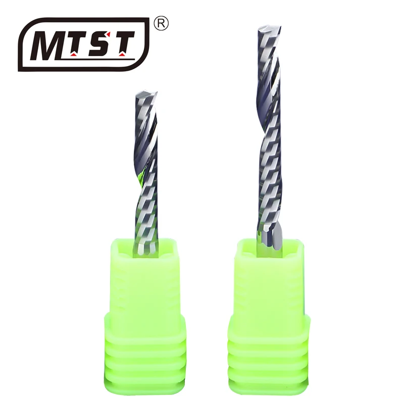 
MTST 4mm Single flute end mill cnc engraver tungsten carbide milling cutter pvc Wood cutter engraving tools 