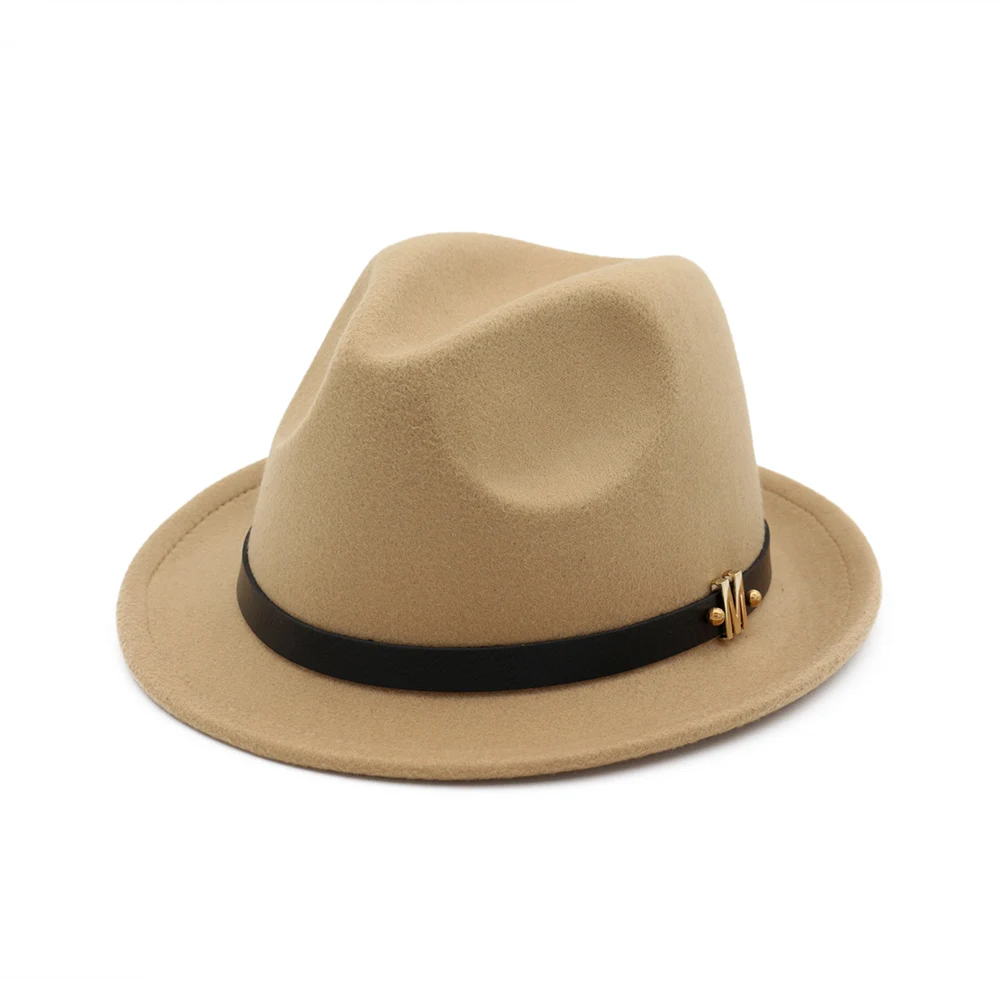 wholesale The Latest Fashion Woolen Little Jazz Fedora Hat Small Fedora hats for man