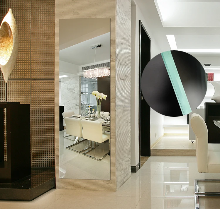 Rectangular Beveled glass frameless mirror frameless large  mirror