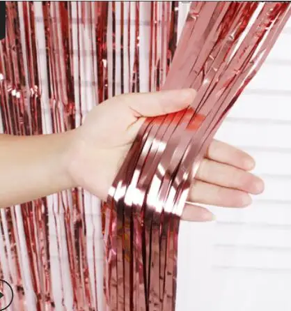 Wedding Birthday Bride To Be Party Decorations Home Decorations Foil Fringe Door Wall Curtain Foil Curtain For Party