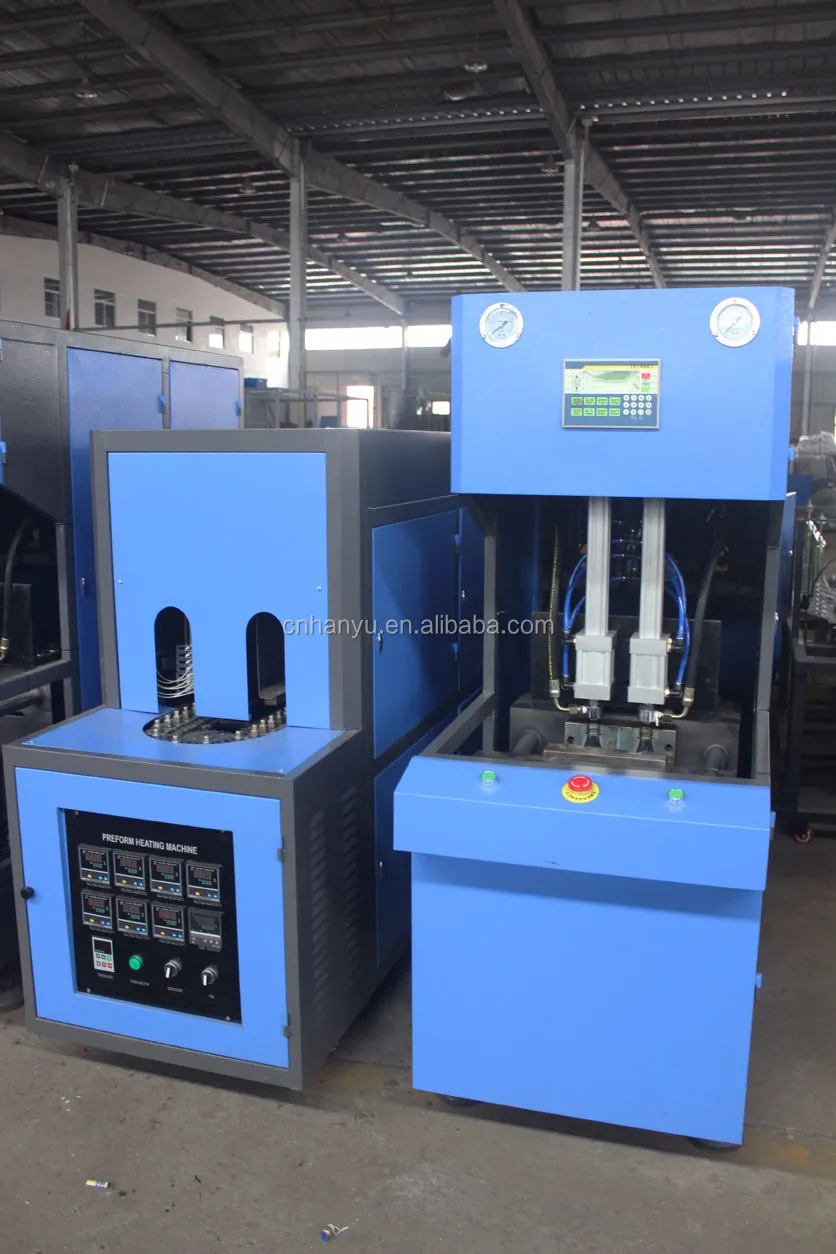 custom design semi-automatic preform pet plastic bottle blowing blow molding machine high speed