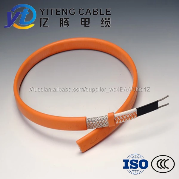 Горячие Продажи Нагревательный Кабель 220 В саморегулируемых Температуры управления Трубы Нагревательный Кабель