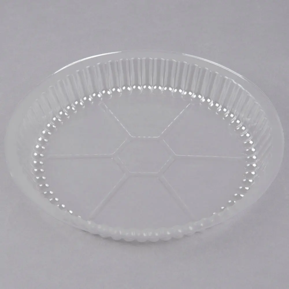 7 8 9 Inch Plastic Round Dome Lid BOPS Material Tin Foil Bowl Cover