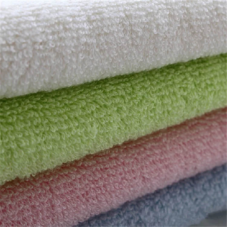high quality woven bamboo fiber stretch microfiber swimming towel, clean towel washcloth terry towelling fabric