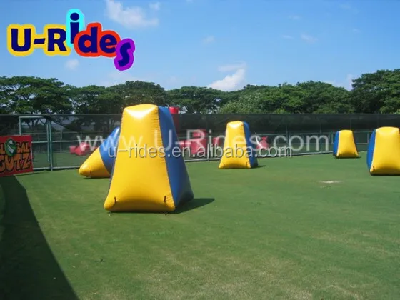 Inflatable Paintball Bunker obstacle  Field For Paintball Game