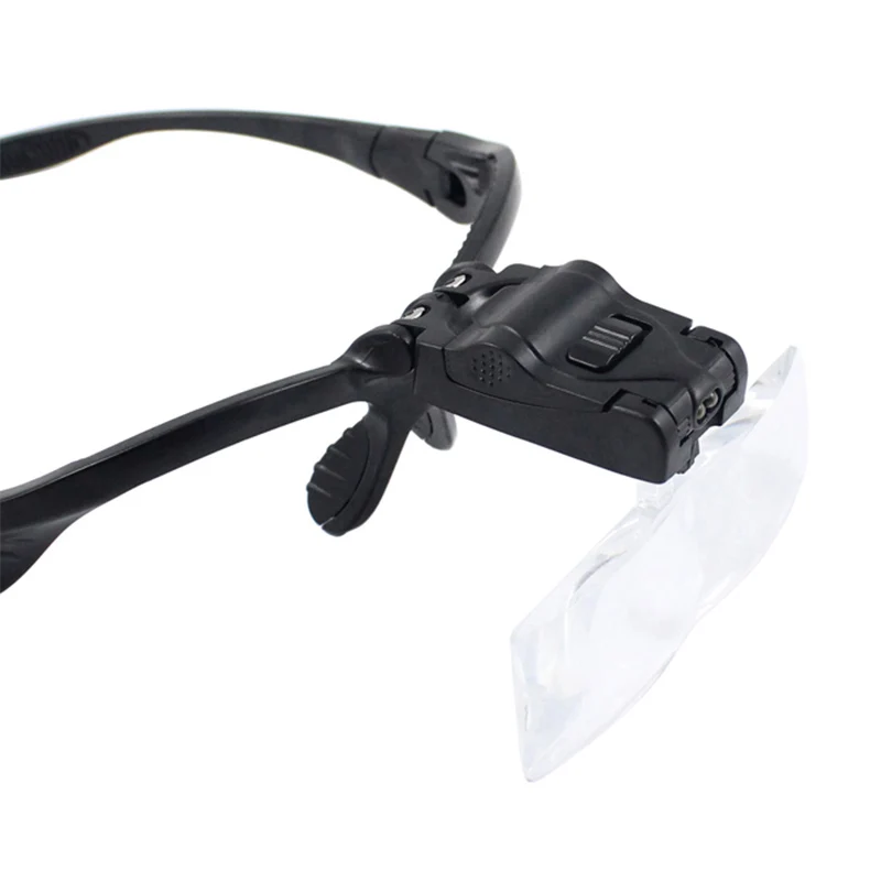 Headband 2 LED Light 5PC Lens Eye Repair Magnifier
