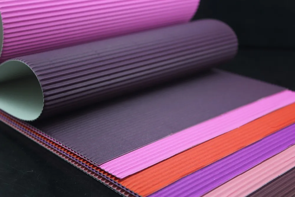 E / F flute corrugated paper in high quality A4 pack for scrapbook