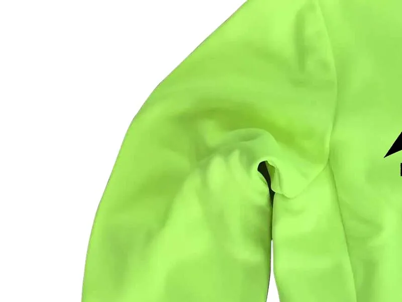 Wholesale  Bike  Jacket   Customized Fluorescence Green Color Bicycle Jacket Outdoor  Cycling Jacket