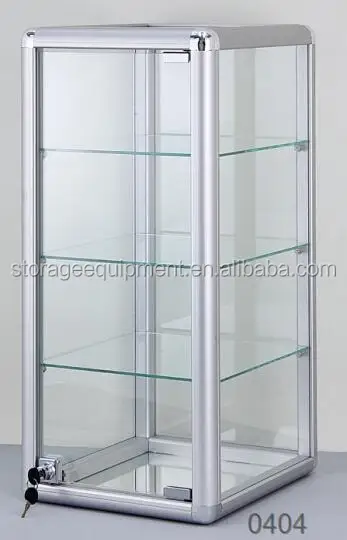 HOT SELLING model car display cabinets,glass showcase with lighting