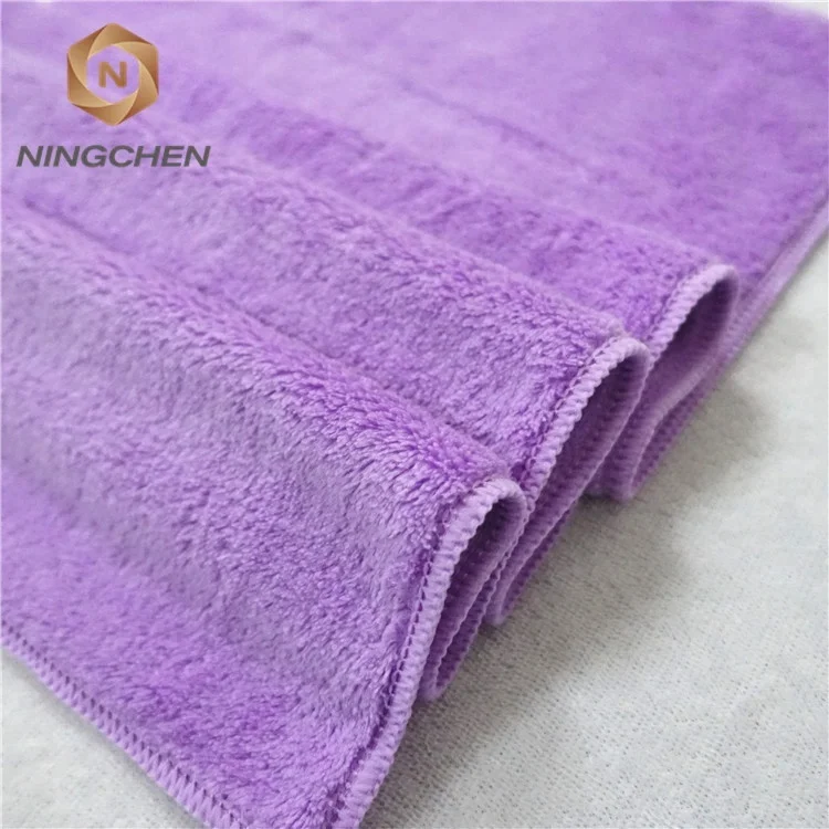 Coral fleece fabric China Factory Super Absorbent Coral Fleece Towel/Cloth car cleaning Microfiber Towel micro fleece towels