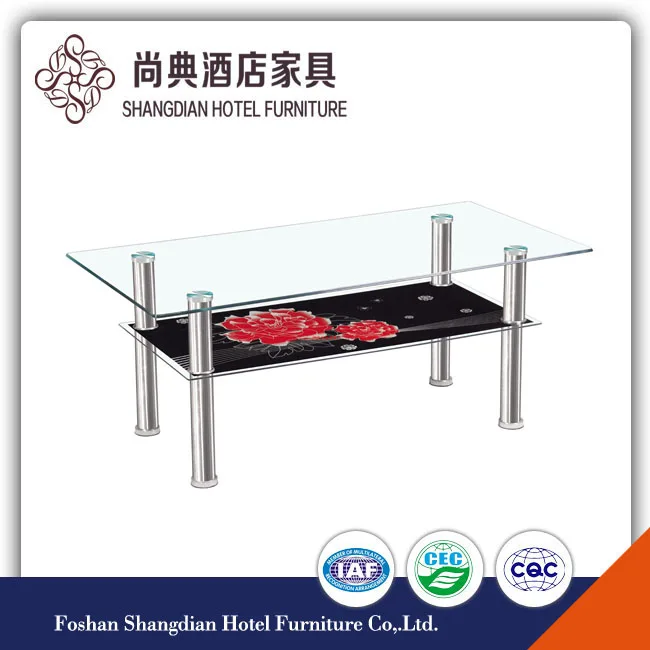 
Living room furniture modern glass coffee table cheap center table for sale 