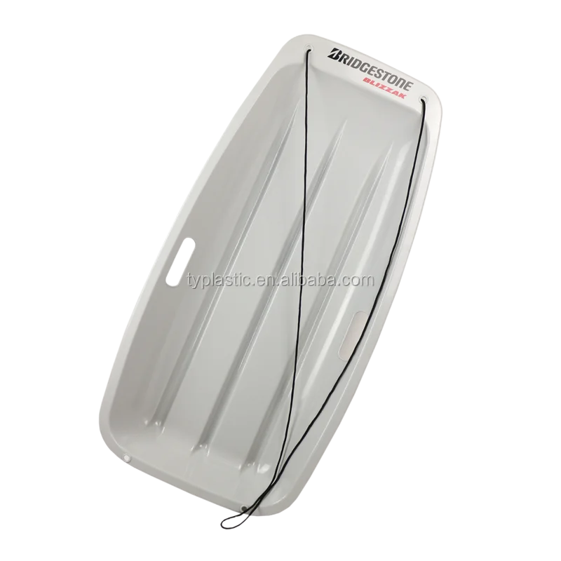 Superio Long Kids Snow Sled Grey and Red Color for promotional gift