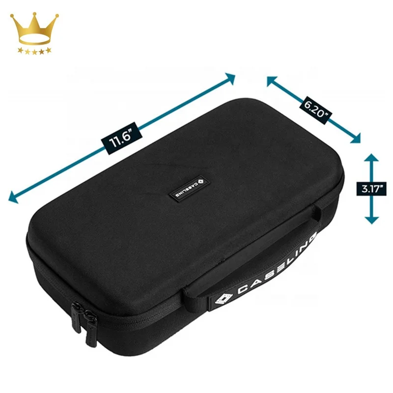 Black Hard Case Bag Fits Midland GXT1000VP4 Two-Way Radio