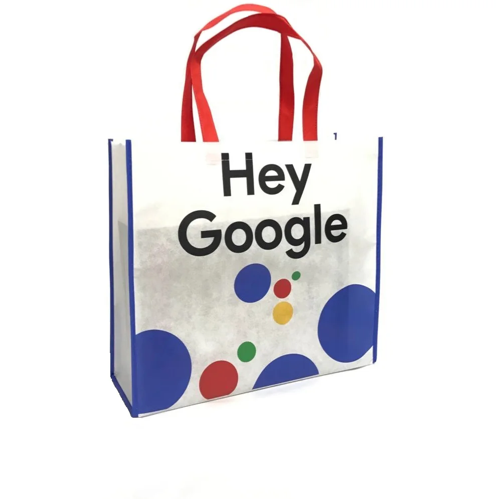 Sublimation Pp Laminated String Stitched Non-woven Standard Size Spunbond Fabric Tnt Non Woven Bag