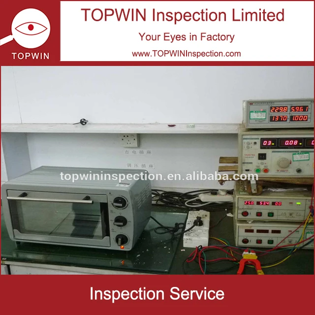 
Mini Oven inspection service for Home Appliances from TOPWIN third party inspection company in china. 