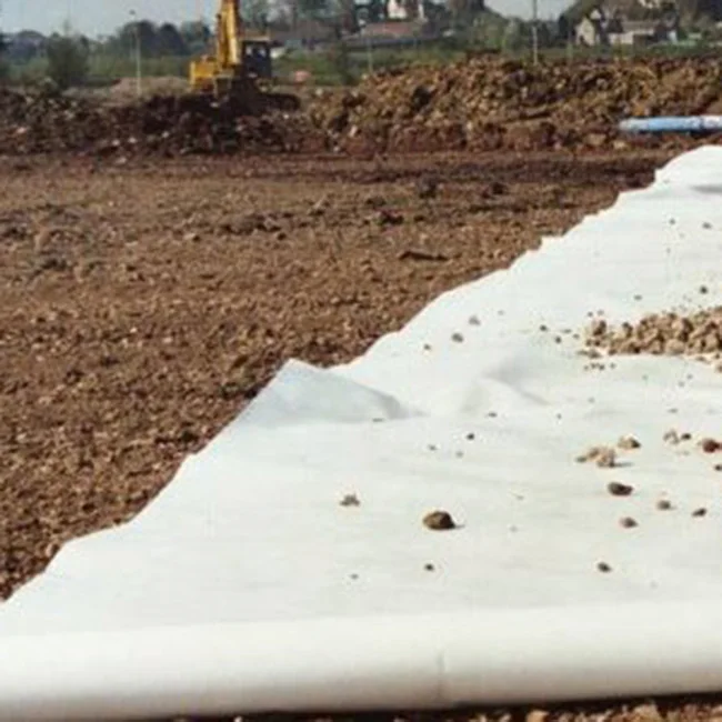 100g-500g m2 filtering and drainage geotextile non woven filter cloth