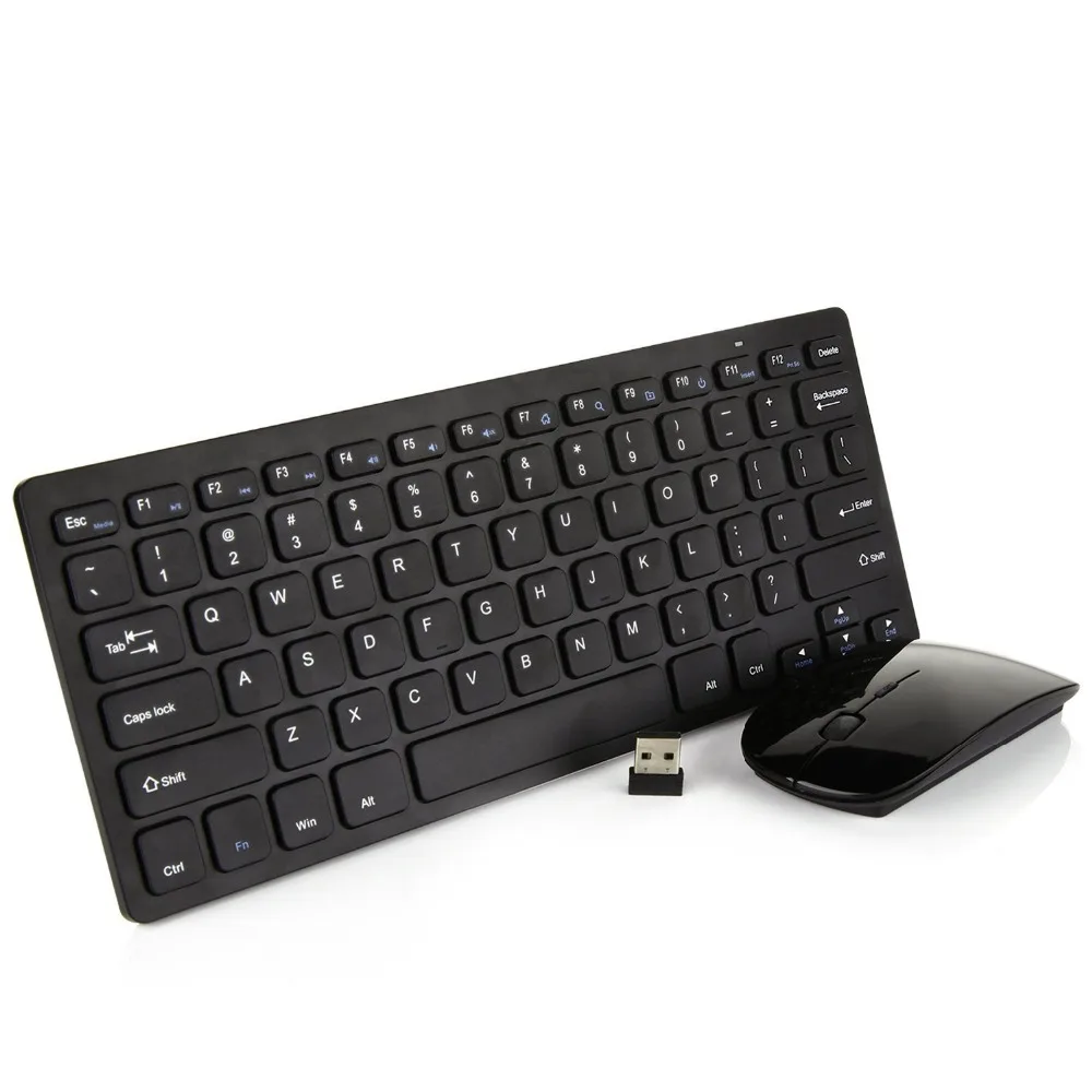 Wireless 2.4GHz Mini Keyboard and Mouse Combo Set for Laptop iMac Macbook
