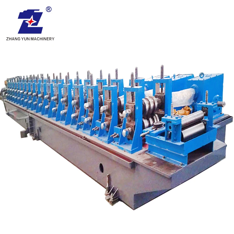 Full Automatic Steel Elevator Guide Rail Making Cold Roll Forming Machine Rolling Mill