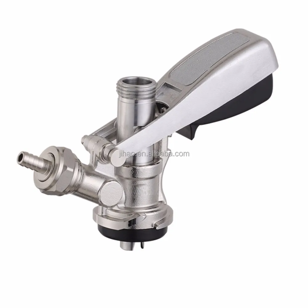 GHO S type  Beer Coupler Beer Dispenser with 90 Degree Tail Piece Elbow