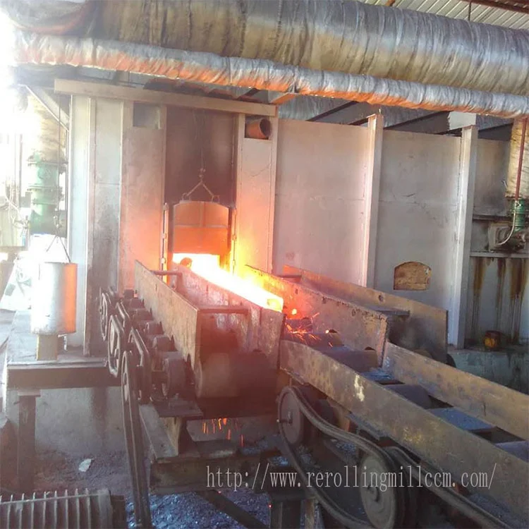 Billet induction heating furnace for rebar production line