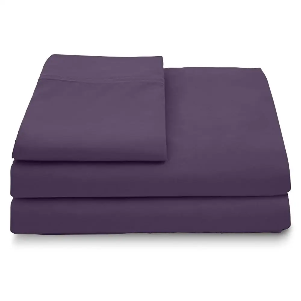 
High Quality 1000 Thread Count Egyptian Cotton Fabric Queen Size Bed Sheet Set 