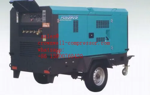 PDS390S PDSF315S AIRMAN portable screw compressor ENGINE ISUZU