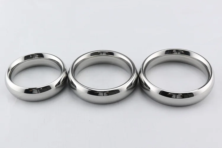 Heavy Exercise For Men Penis Ring Stainless Steel Cock Ring Sex Toys