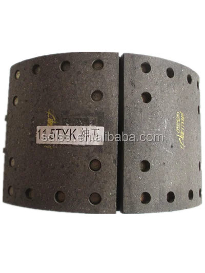 11.5t Rear Brake Shoe Liner Car Auto Parts Brake Shoes Tool For Trailer Axle