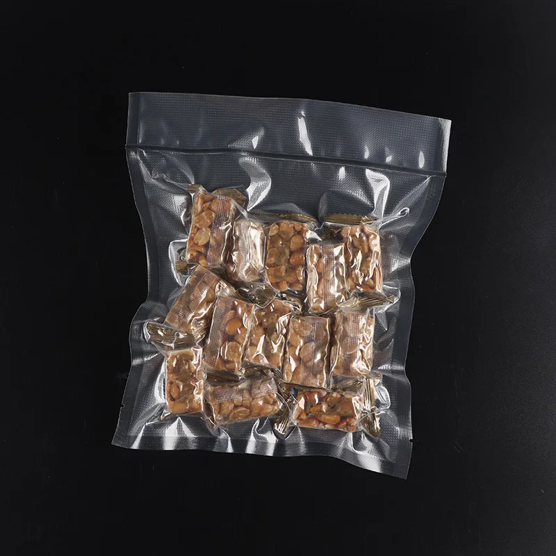 wholesale cheap eco friendly pe nylon plastic clear vacuum packaging bags for food