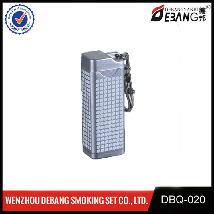 DEBANG DB-020 portable antique metal custom car ashtray with coil chain ,smoking accessories