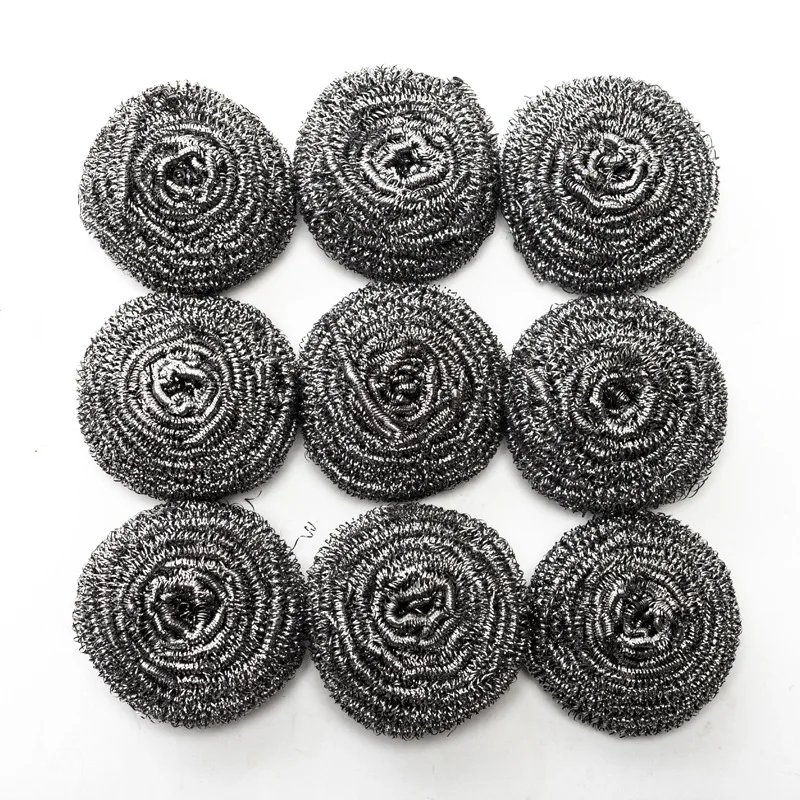 
14g 17g 20g kitchen cleaning stainless steel 410 pot scourer / stainless steel pot scrubber 