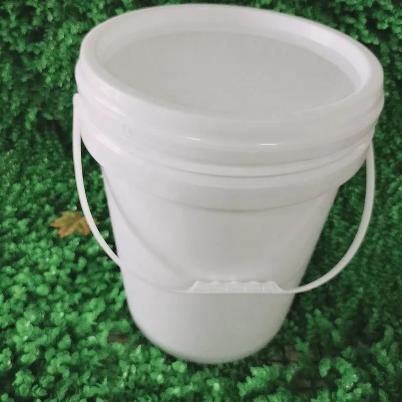 Многофункциональный пищевой мешок 20 л из белого пластика с ручкой и крышкой