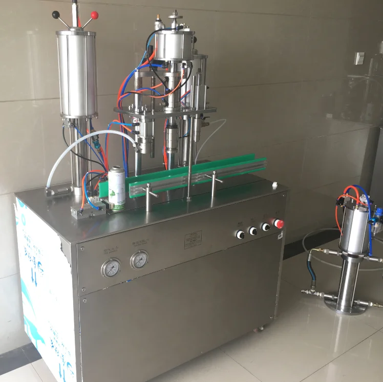 Полуавтоматическая машина для розлива аэрозоля, оборудование для производства освежителя воздуха, дезодорант