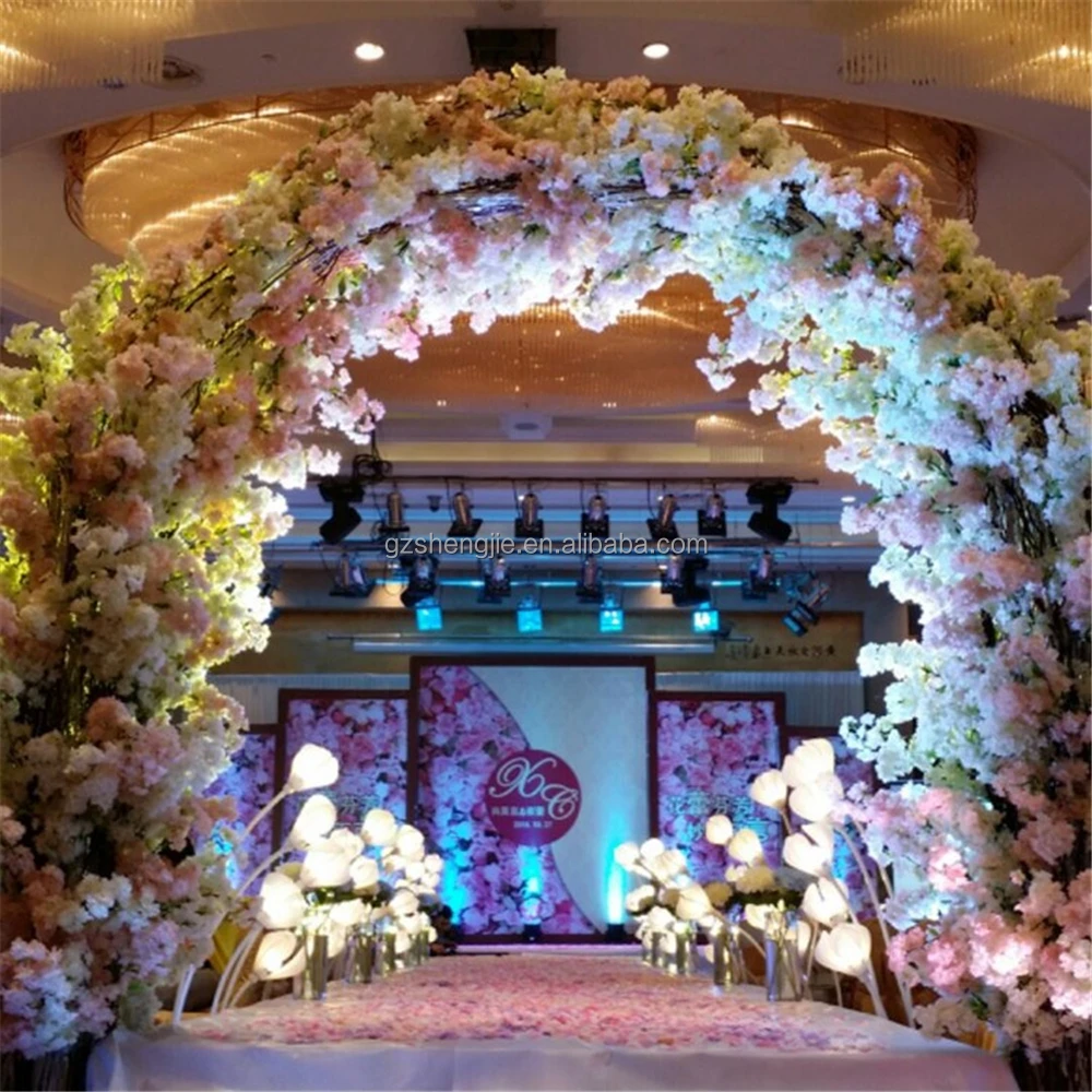 Decorative arch artificial flower arch outdoor wedding arch