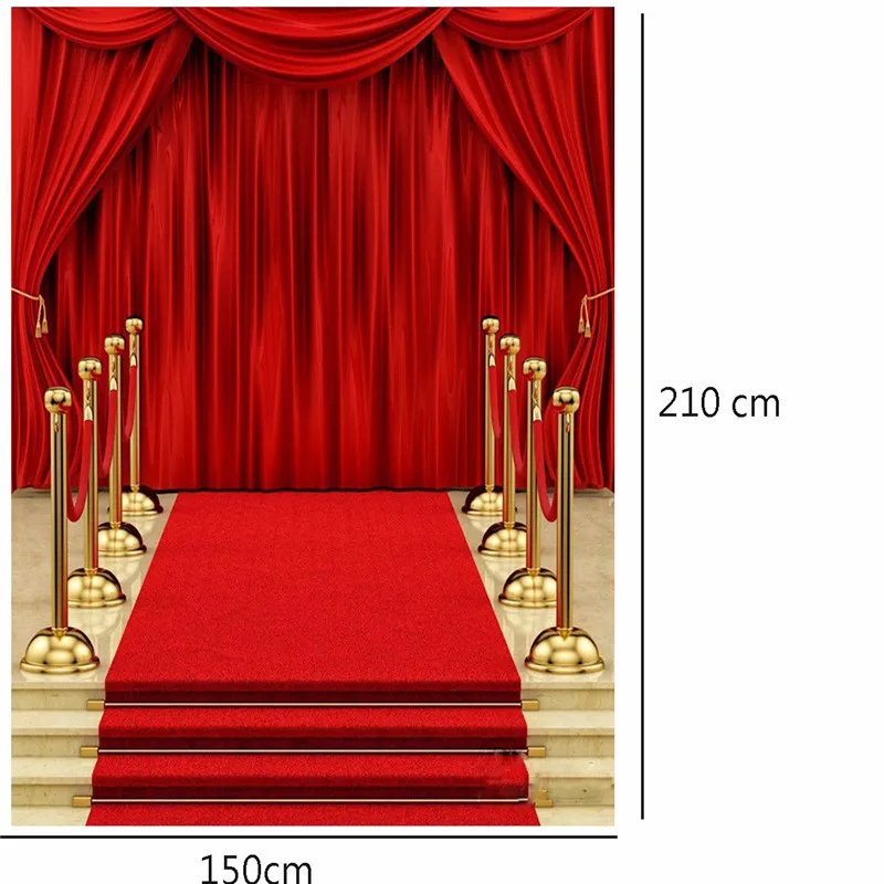 
5x7ft Vinyl Photography Background Red Carpet Photographic Backdrops For Studio Photo Props Cloth 1.5mx2.1m  (62204537308)
