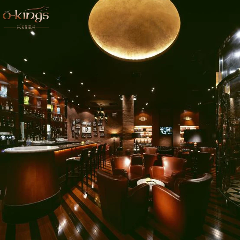 luxury high end commercial custom modern Cigar bar club furniture sets