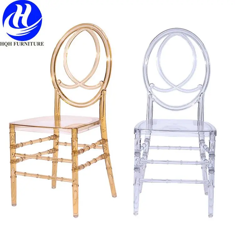 2022 Wholesale Outdoor Plastic Chairs Hotel Room Furniture Wedding Party White Tiffany Chairs For Dining
