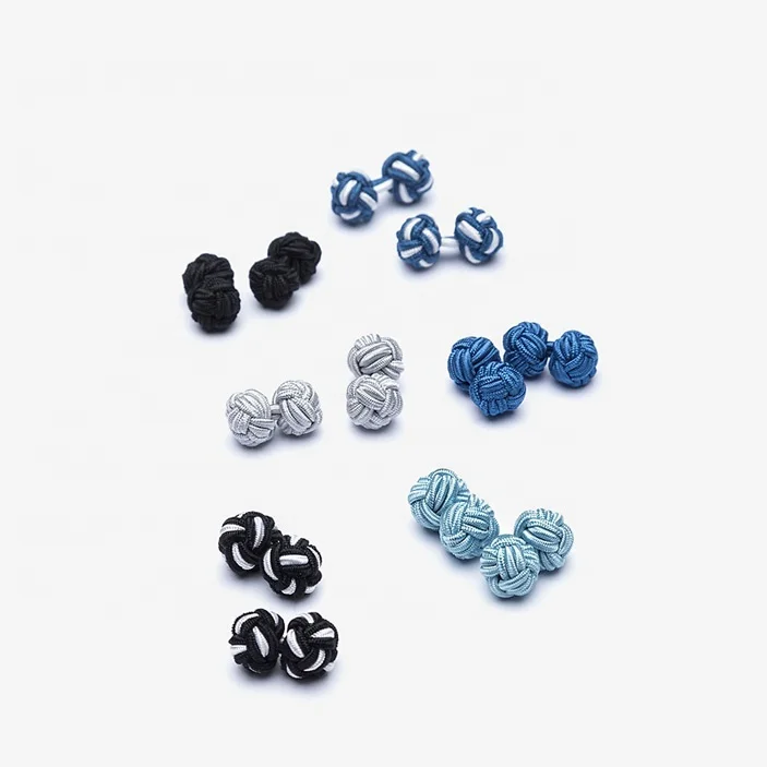 OEM, маленький заказ, горячая Распродажа, мужские запонки оптом, шелковые узлы