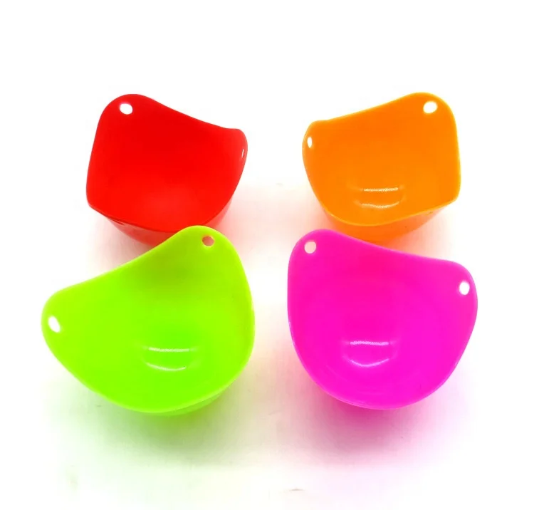 High Quality  Green/ Blue ,/ Red/ Orange Stovetop Egg Cooker Silicone Rubber Egg Cup
